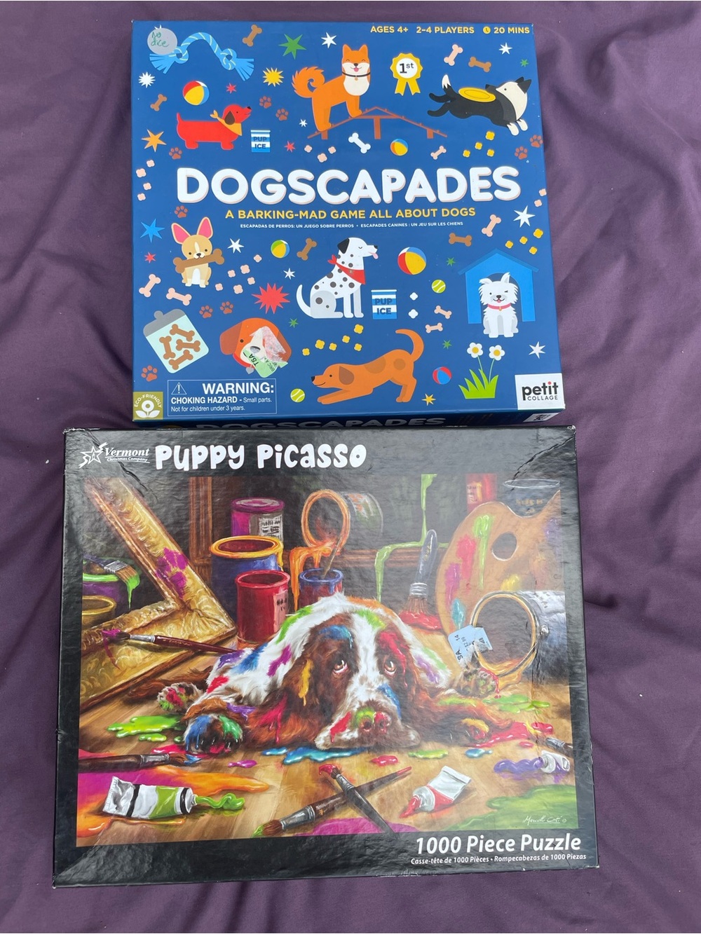 Dogscapades Board Game - Blue - petit